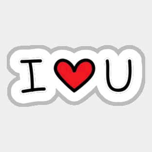 I love you Sticker